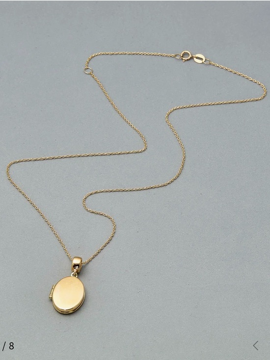 Stone And Strand Jewelry - Stone and Strand 14K Yellow Gold Locket Precious Moments Necklace